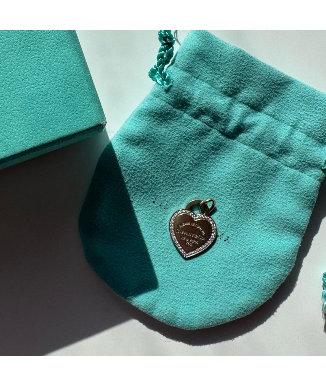 TIFFANY&CO Серебряная подвеска из белого золота, фото 3