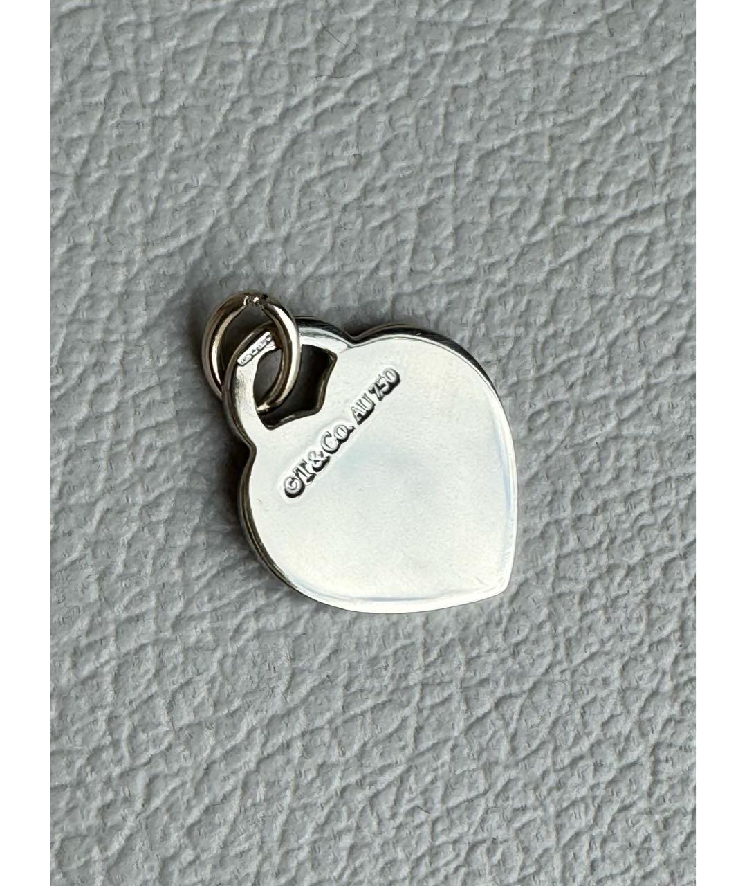 TIFFANY&CO Серебрянный кулон из белого золота, фото 2