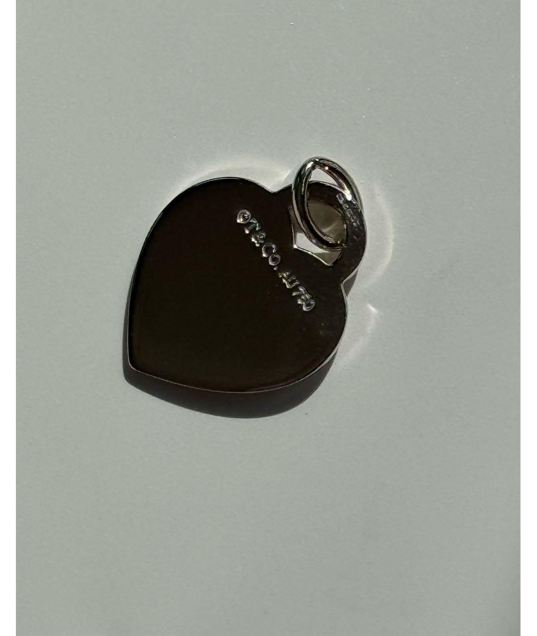 TIFFANY&CO Серебрянный кулон из белого золота, фото 4