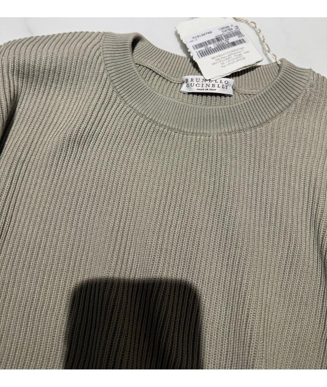 BRUNELLO CUCINELLI Хлопковый джемпер / свитер, фото 2