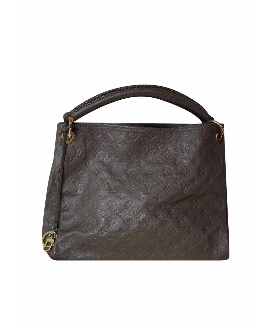 LOUIS VUITTON Бежевая кожаная сумка тоут, фото 1