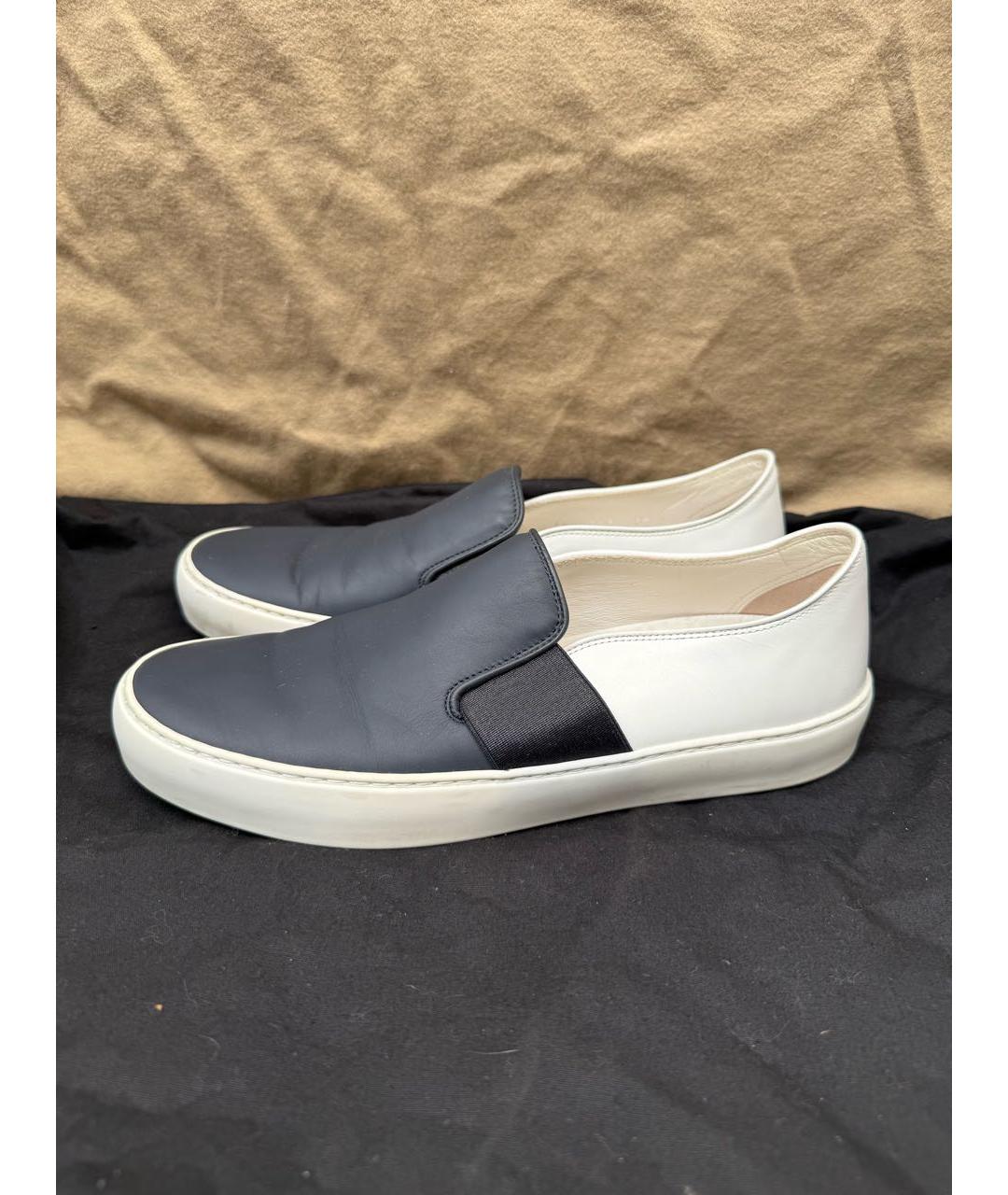 CHANEL Белые кожаные слипоны, фото 6