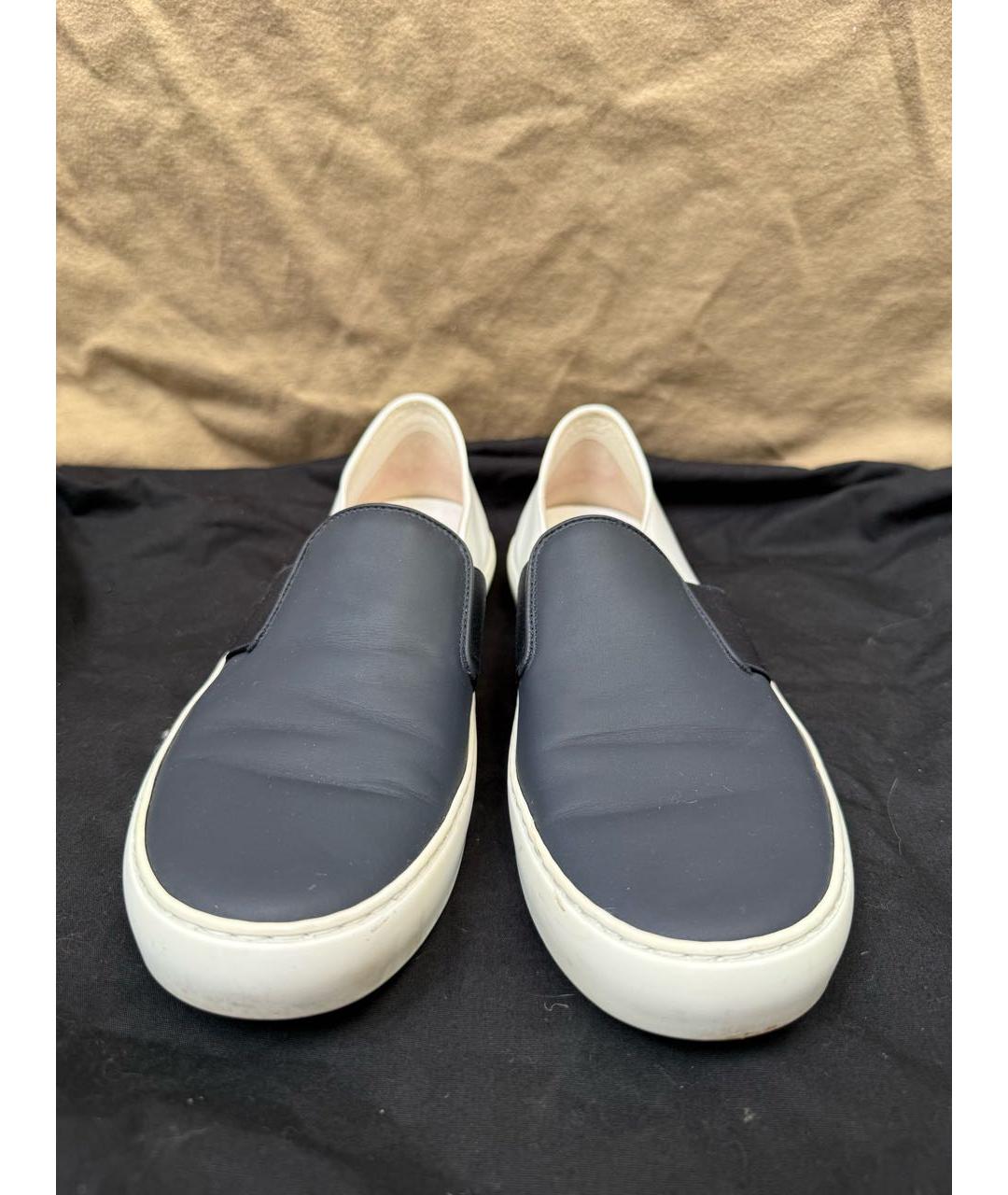 CHANEL Белые кожаные слипоны, фото 3