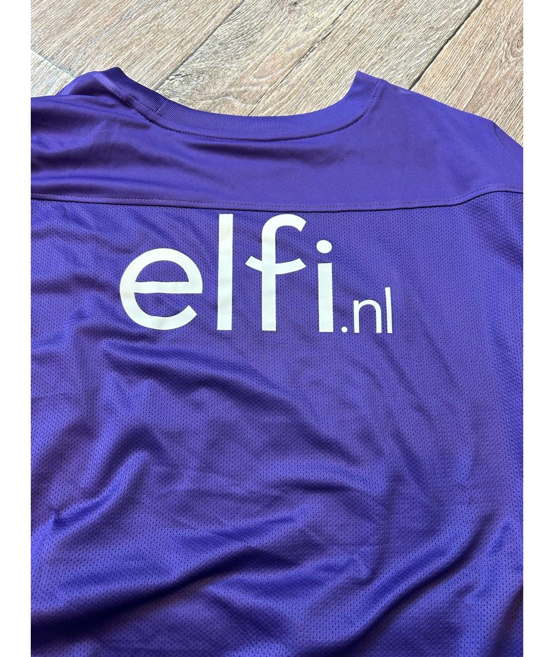 NIKE Фиолетовая синтетическая футболка, фото 6