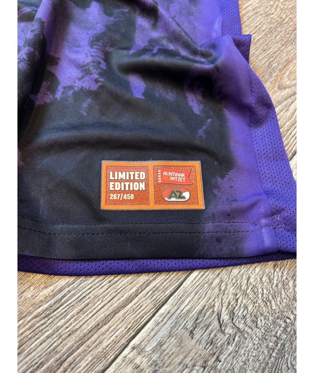 NIKE Фиолетовая синтетическая футболка, фото 3