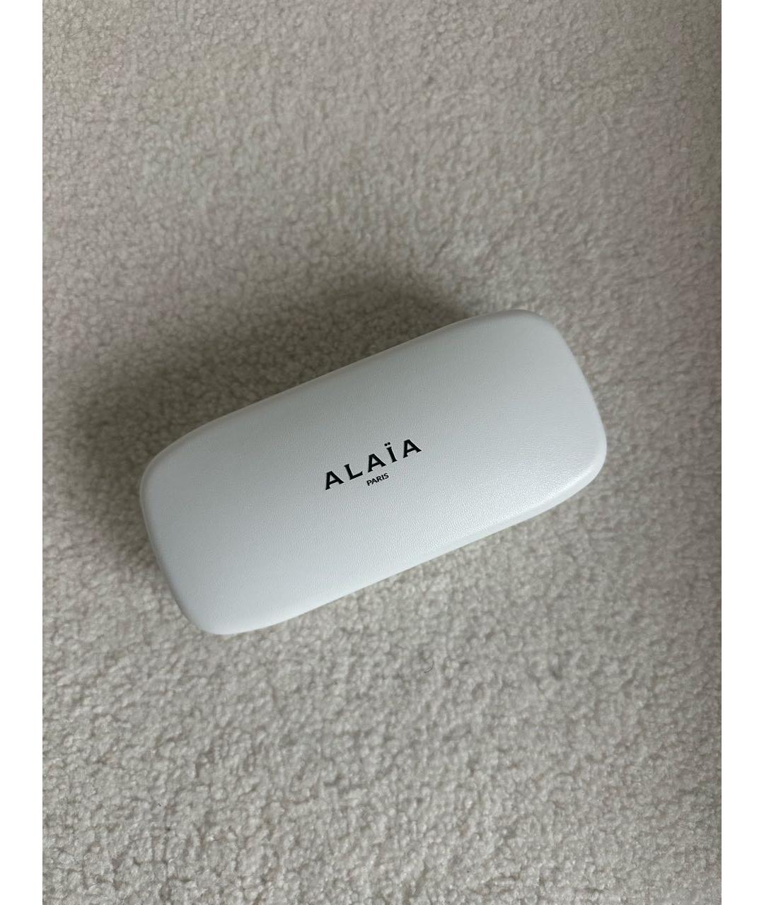 ALAIA Красные пластиковые солнцезащитные очки, фото 5