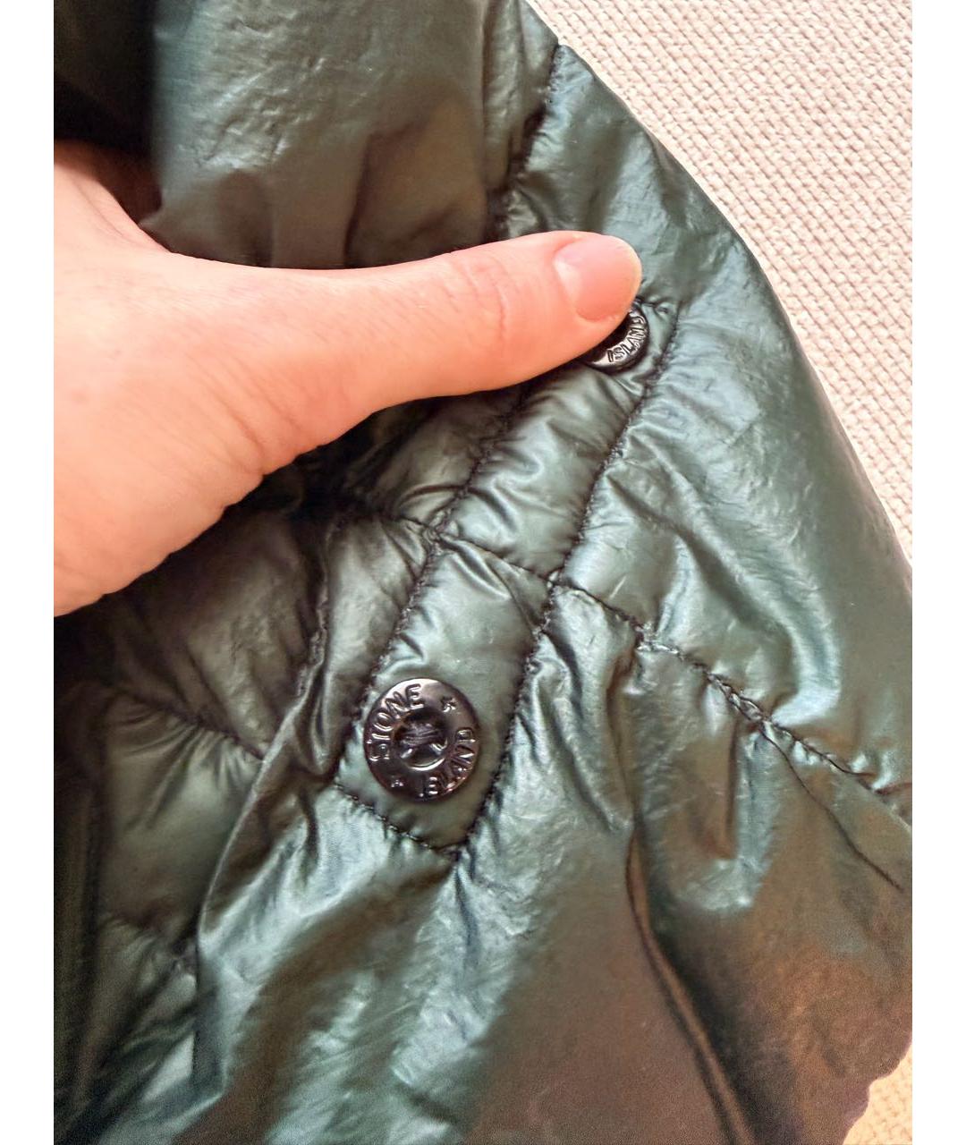 STONE ISLAND Зеленый жилет, фото 7