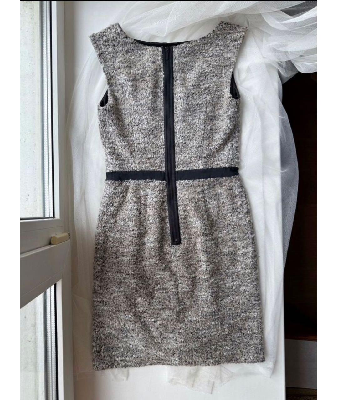 ARMANI EXCHANGE Серое полиэстеровое повседневное платье, фото 5