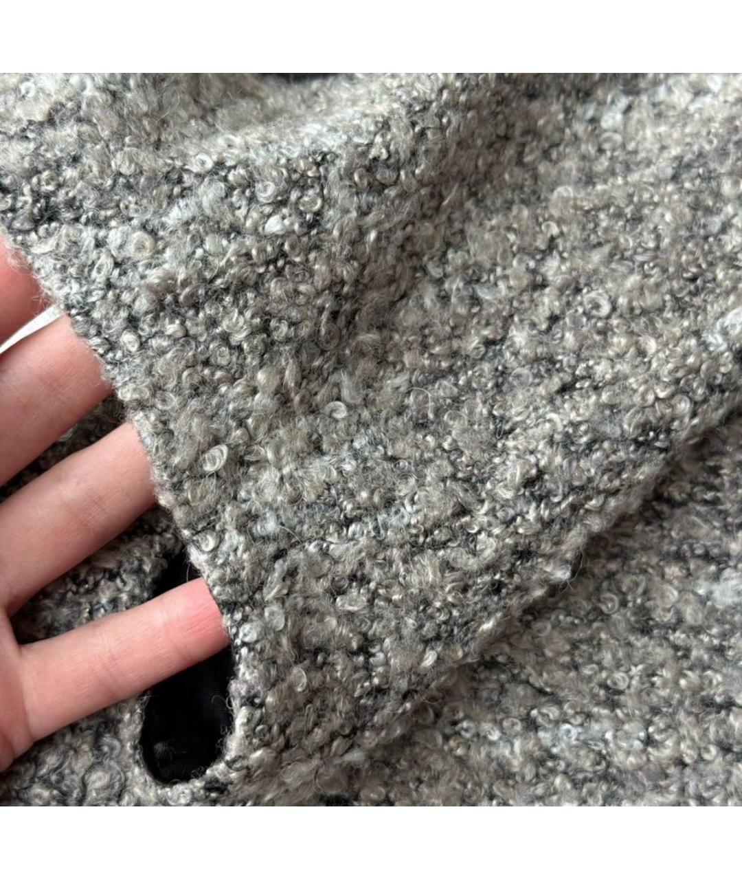 ARMANI EXCHANGE Серое полиэстеровое повседневное платье, фото 7