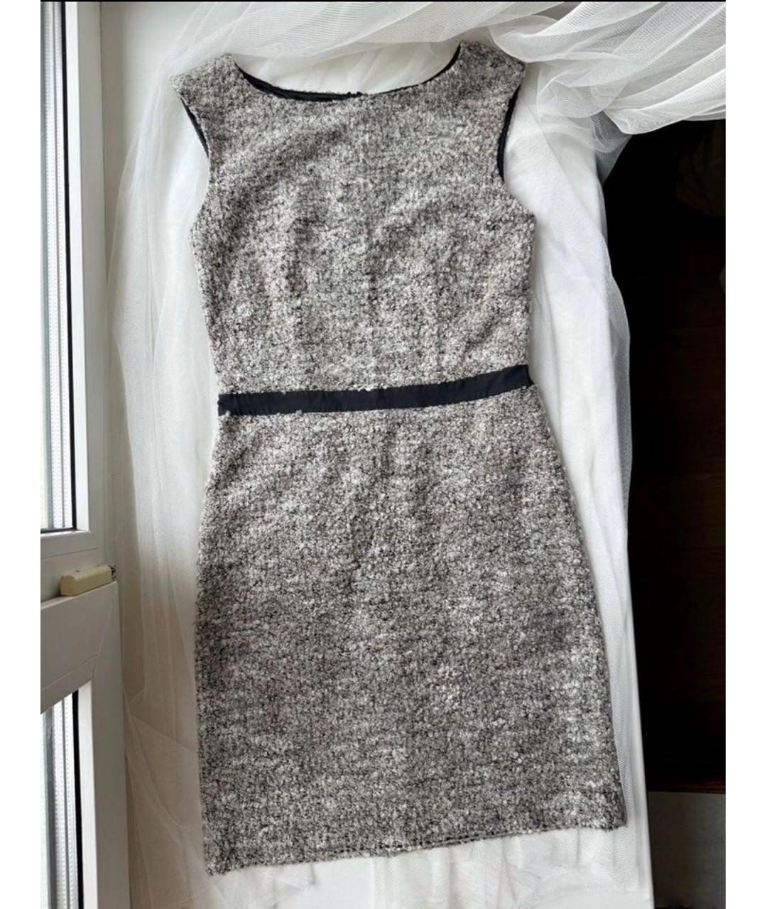 ARMANI EXCHANGE Серое полиэстеровое повседневное платье, фото 9