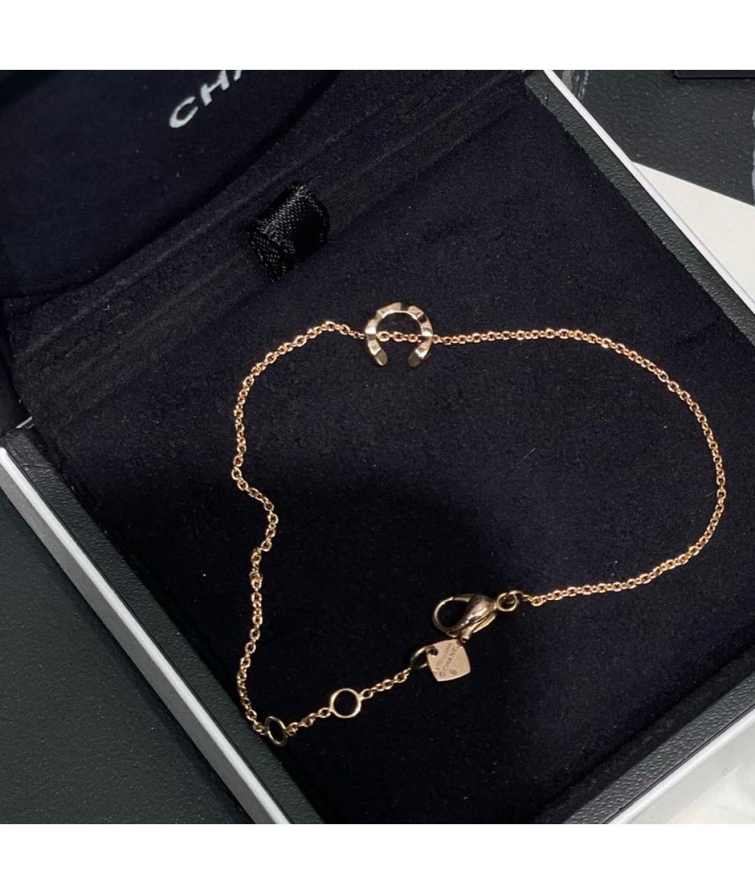CHANEL Розовый браслет из розового золота, фото 4