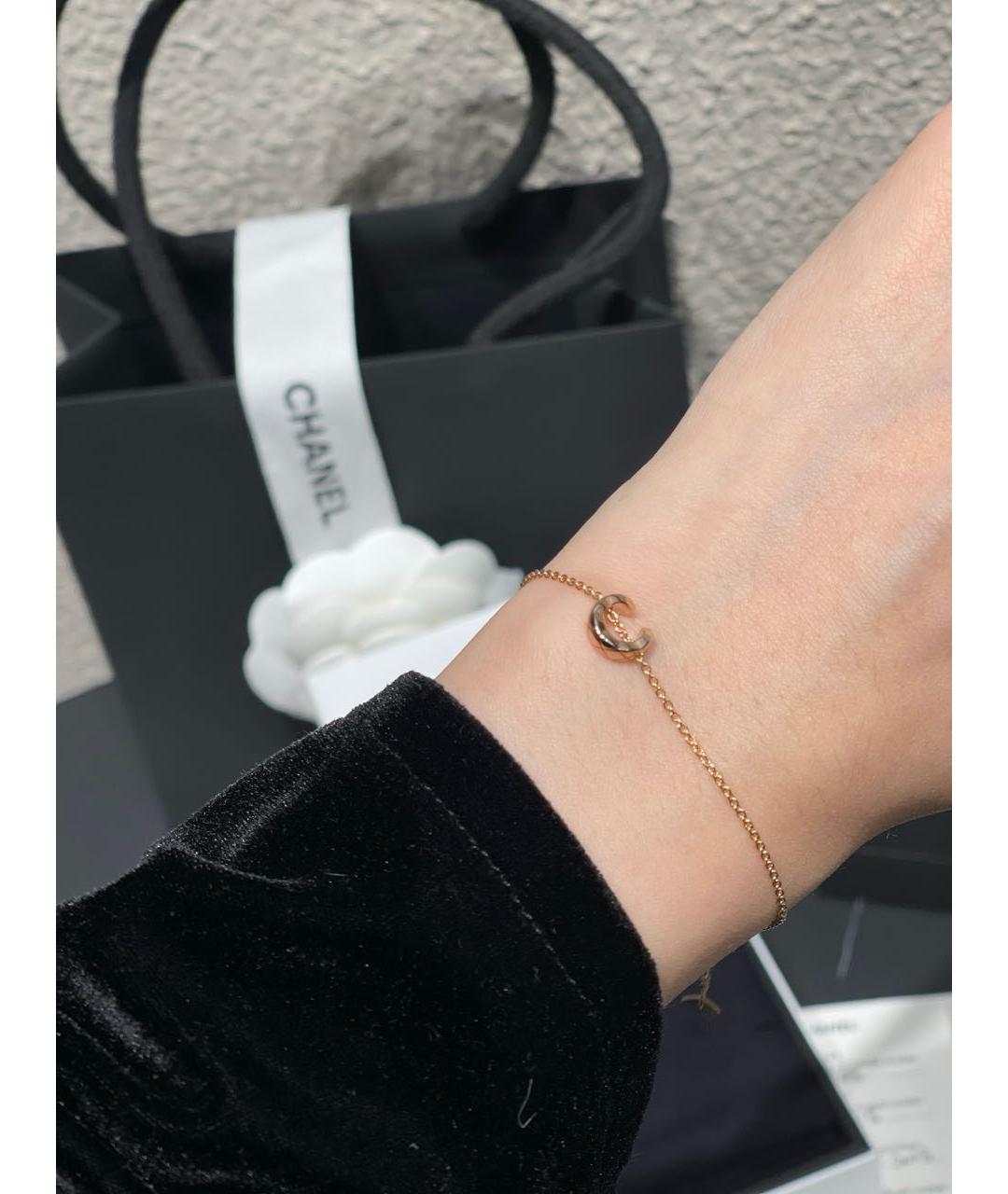 CHANEL Розовый браслет из розового золота, фото 5