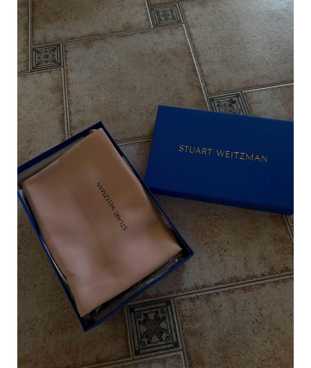 STUART WEITZMAN Черные замшевые туфли, фото 6