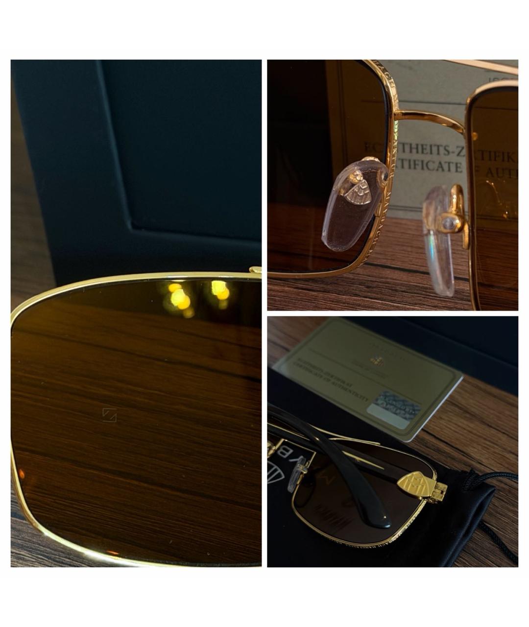 MAYBACH Золотые солнцезащитные очки, фото 5