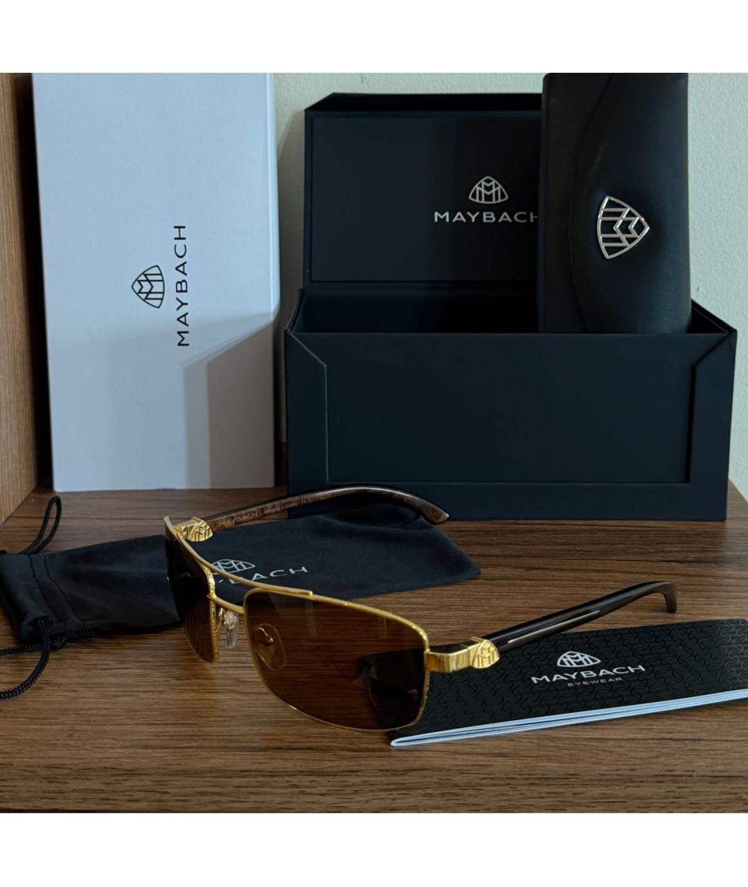 MAYBACH Золотые солнцезащитные очки, фото 6