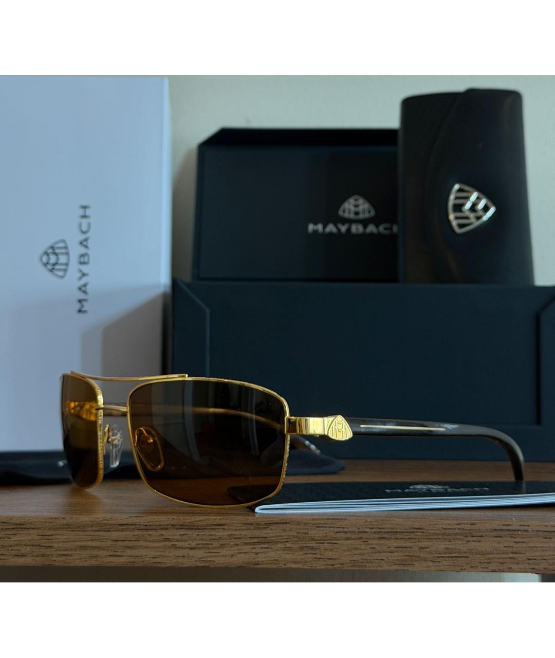 MAYBACH Золотые солнцезащитные очки, фото 2