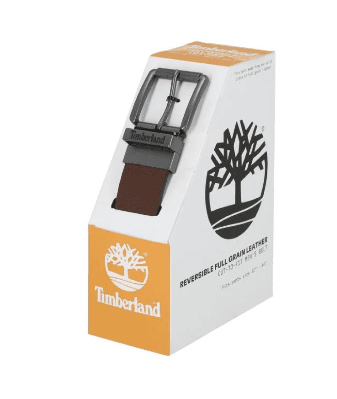 TIMBERLAND Черный кожаный ремень, фото 2