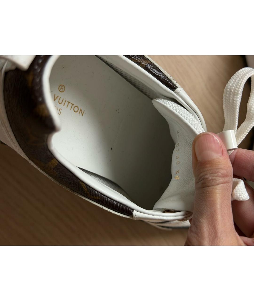 LOUIS VUITTON Белые кроссовки, фото 6