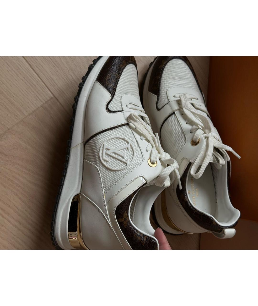 LOUIS VUITTON Белые кроссовки, фото 9