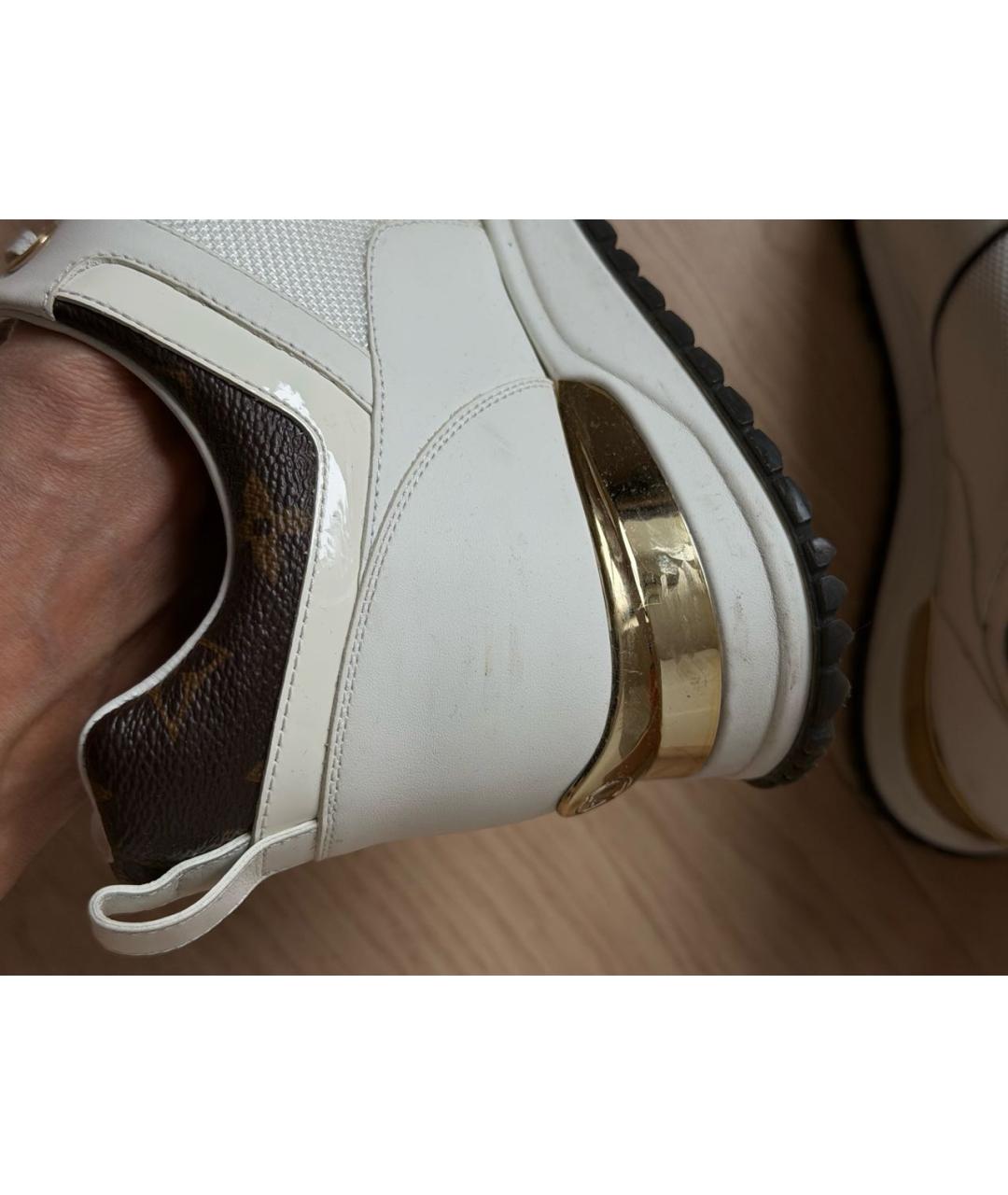LOUIS VUITTON Белые кроссовки, фото 8