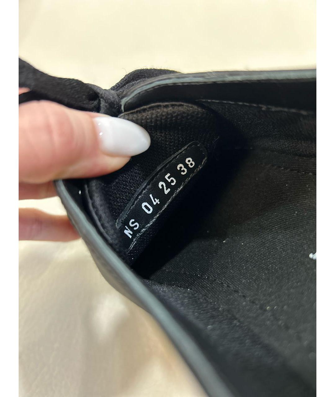 CHRISTIAN DIOR Черные текстильные кеды, фото 8