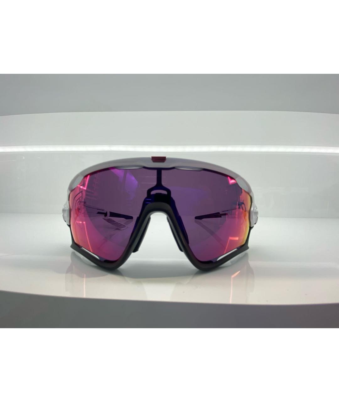OAKLEY Белые пластиковые солнцезащитные очки, фото 4