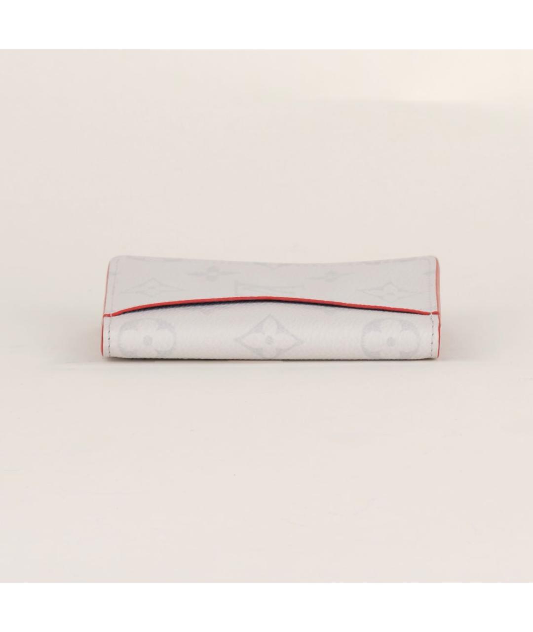 LOUIS VUITTON Белый кожаный кардхолдер, фото 6