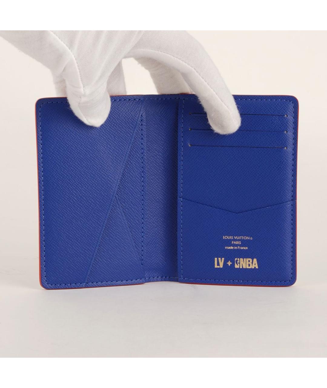 LOUIS VUITTON Белый кожаный кардхолдер, фото 7