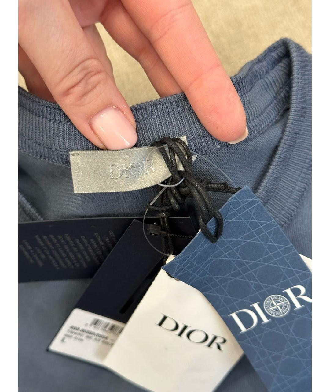 STONE ISLAND Темно-синяя футболка, фото 5