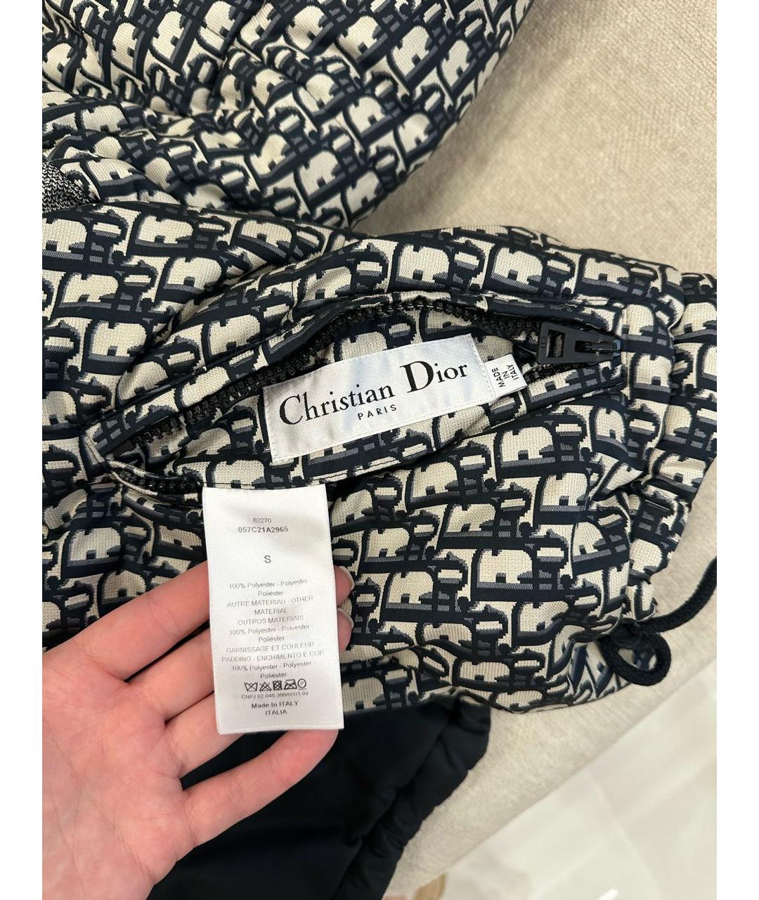 CHRISTIAN DIOR Темно-синий пуховик, фото 7
