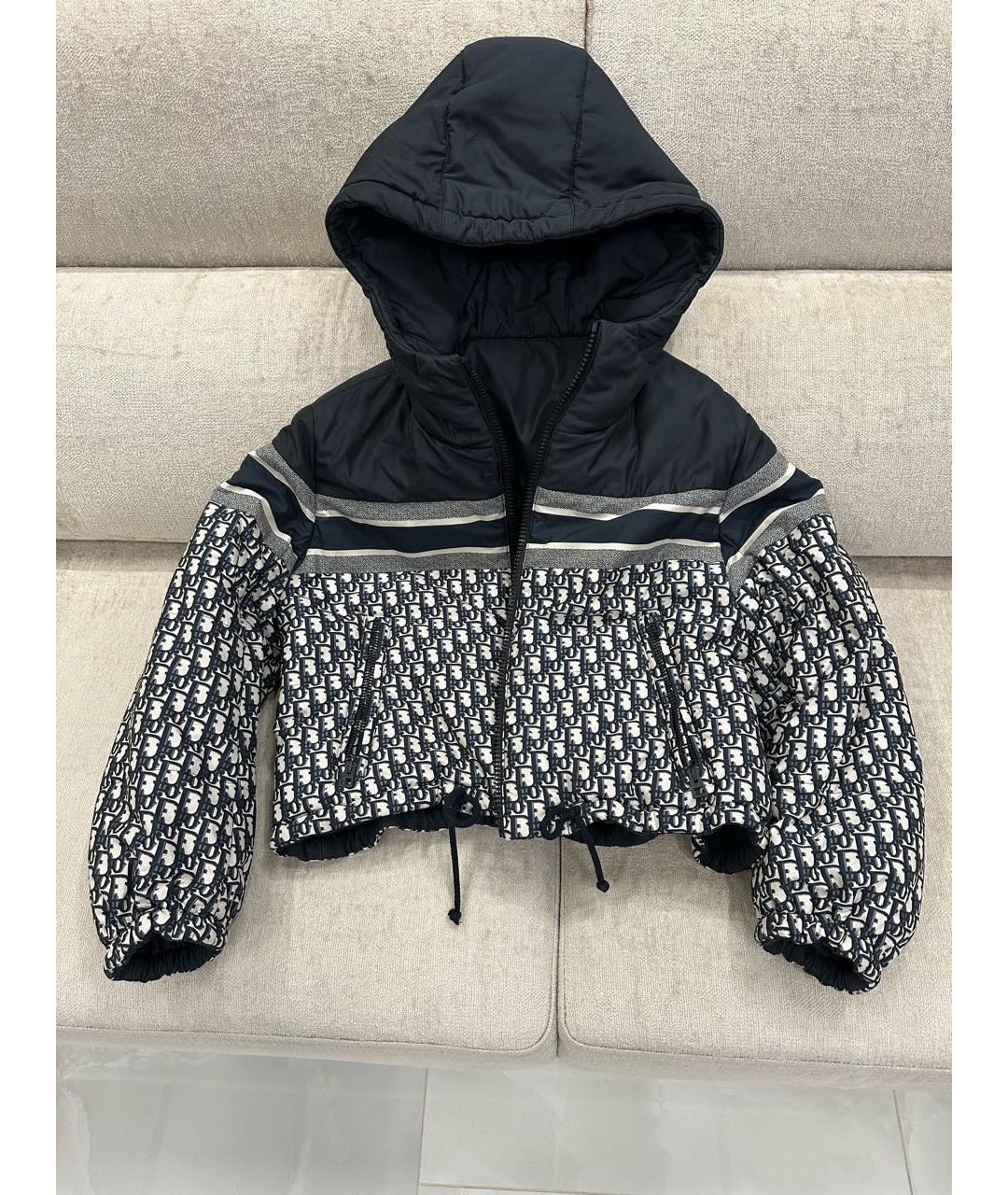 CHRISTIAN DIOR Темно-синий пуховик, фото 9