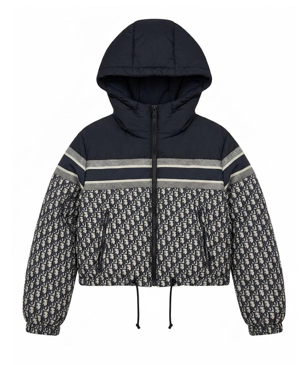 CHRISTIAN DIOR Темно-синий пуховик, фото 1