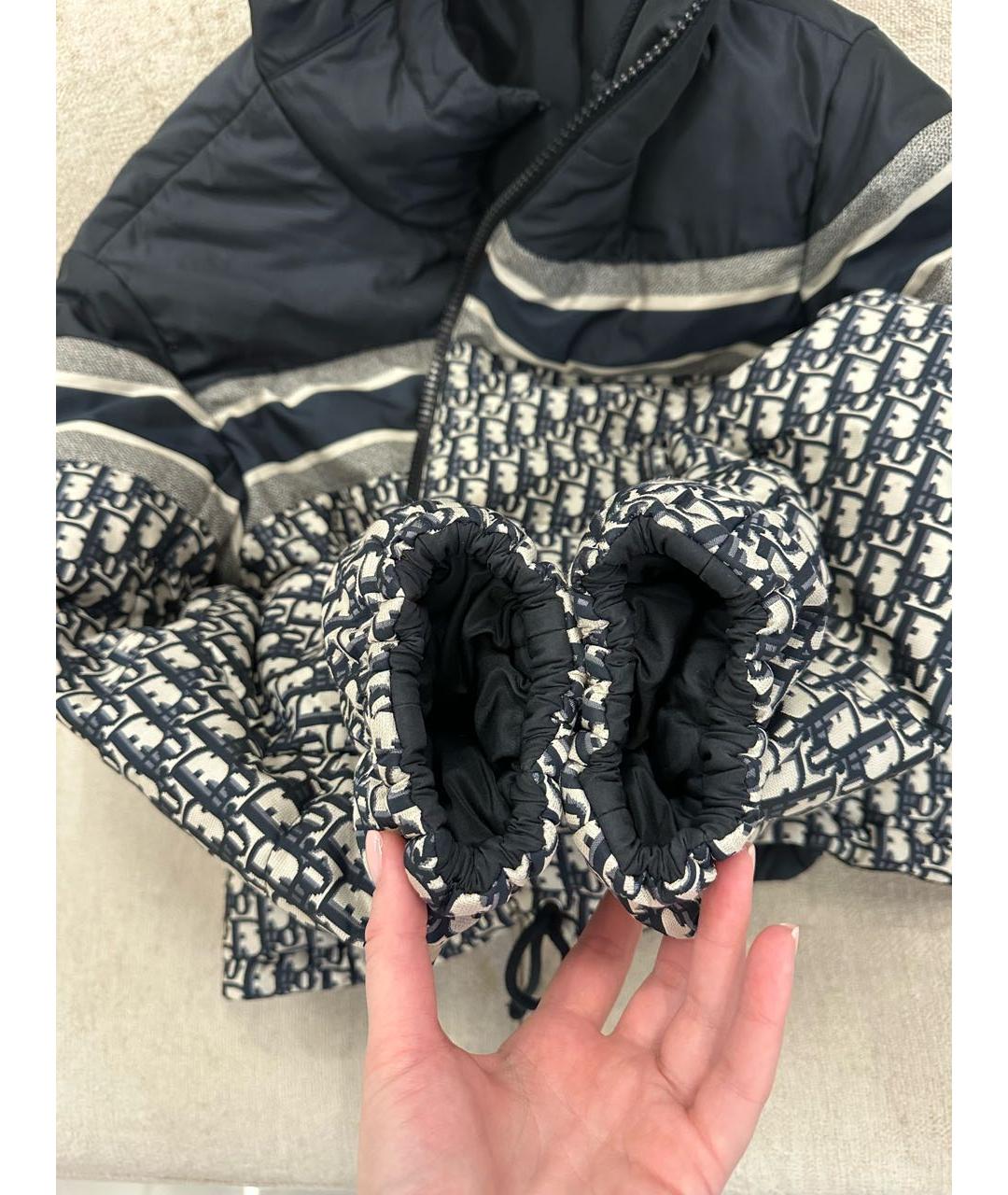 CHRISTIAN DIOR Темно-синий пуховик, фото 6