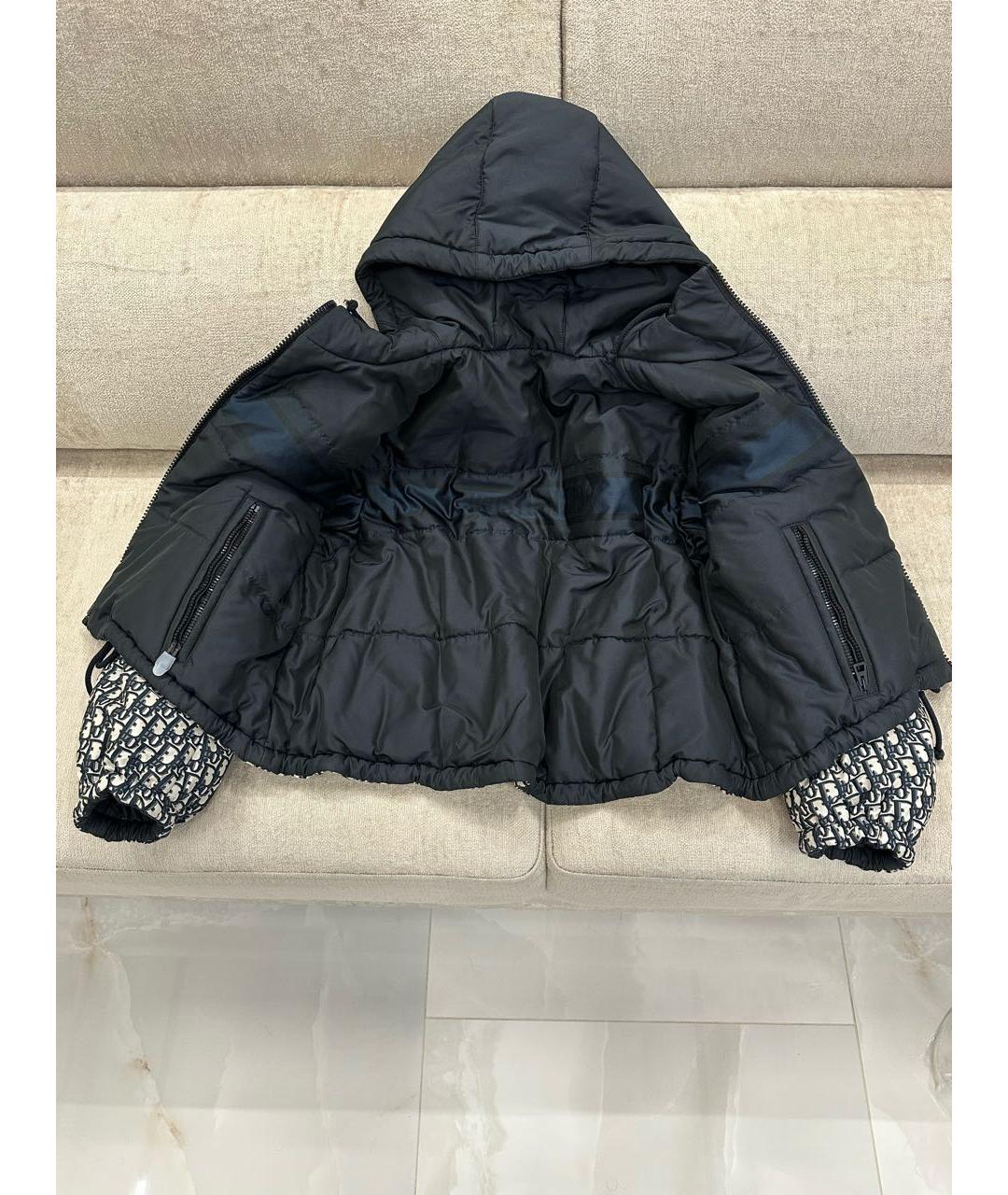 CHRISTIAN DIOR Темно-синий пуховик, фото 5