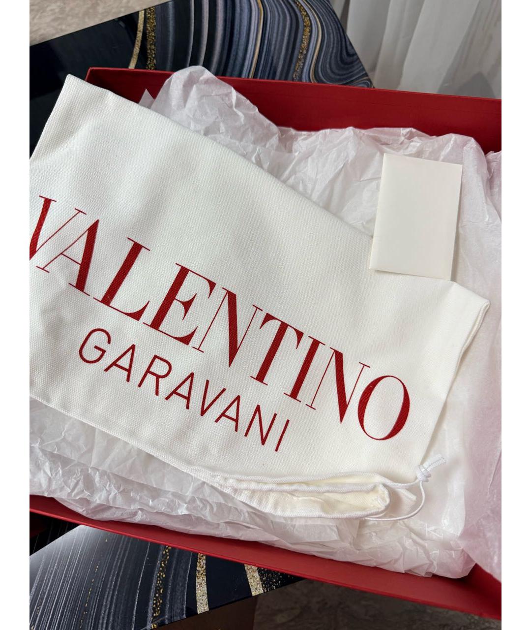 VALENTINO Розовая кожаная сумка через плечо, фото 8