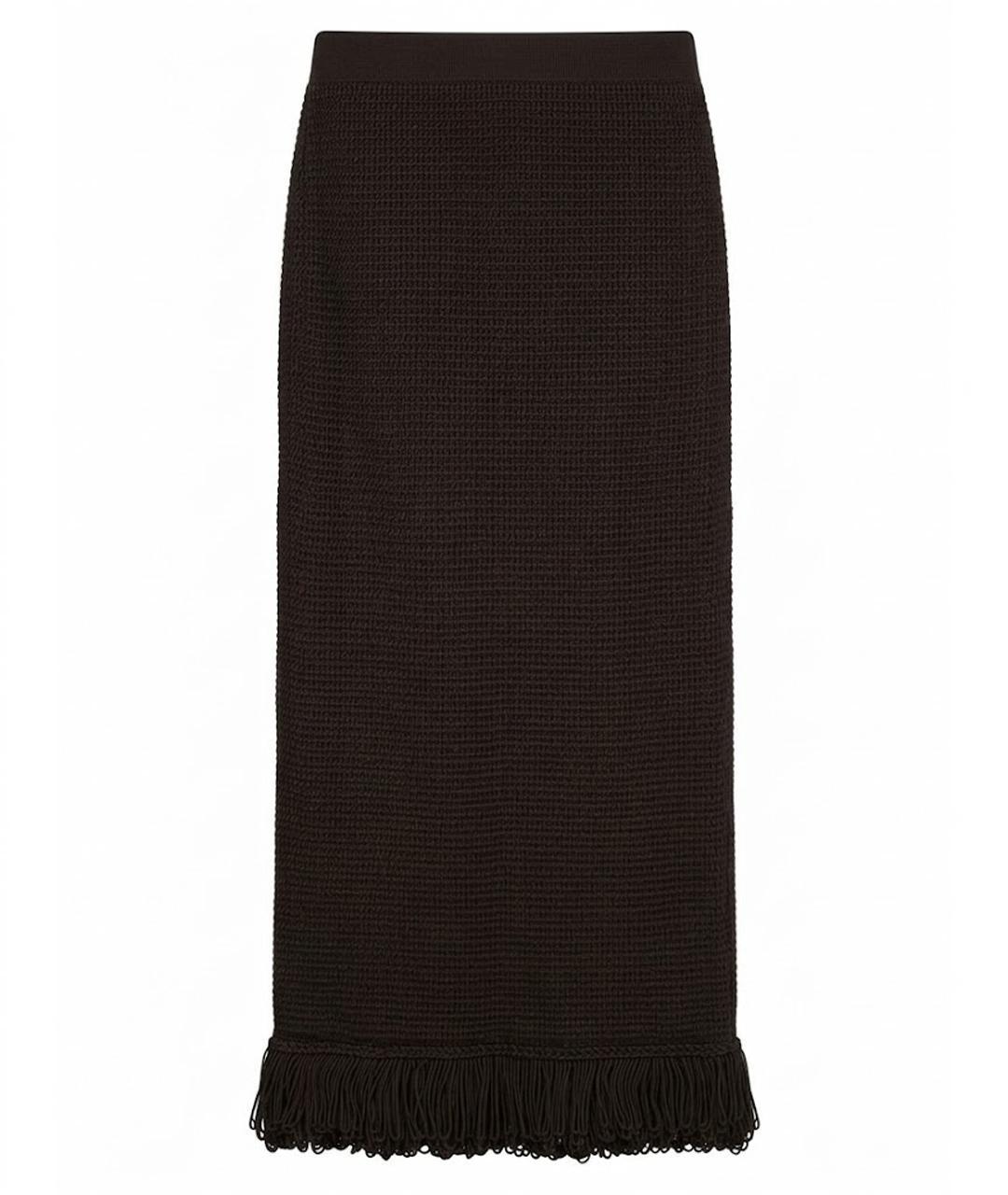 BOTTEGA VENETA Хлопковая юбка миди, фото 1