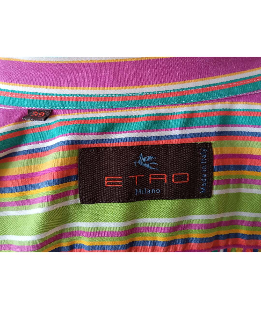ETRO Мульти хлопковая кэжуал рубашка, фото 5