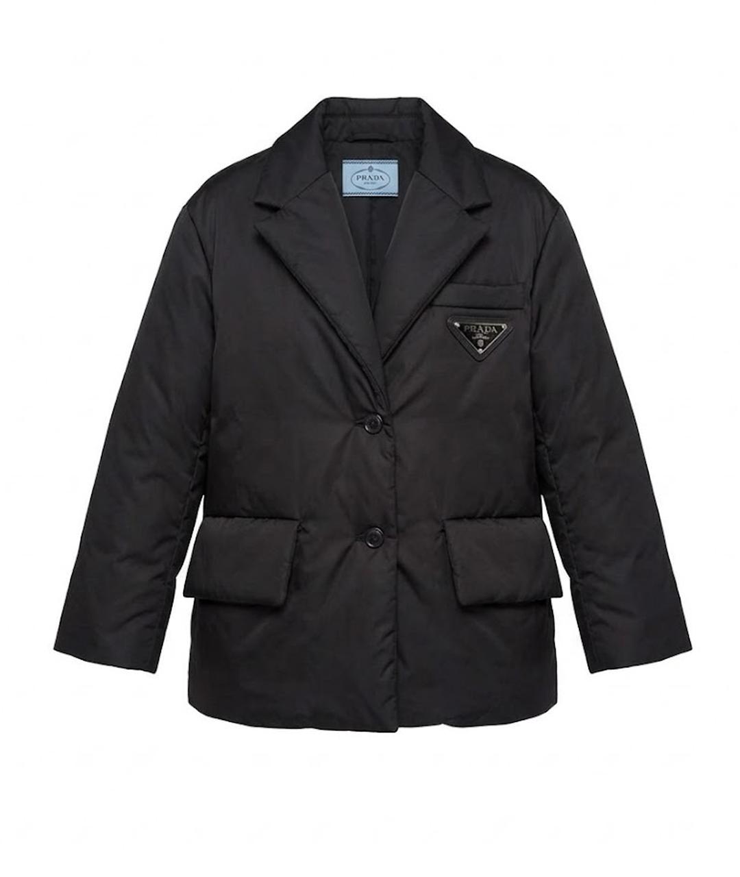 PRADA Черный пуховик, фото 1