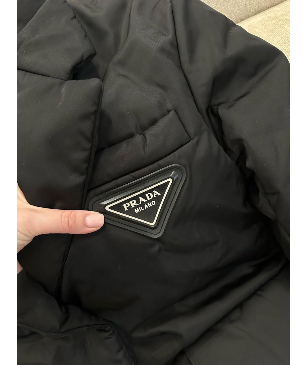 PRADA Черный пуховик, фото 4