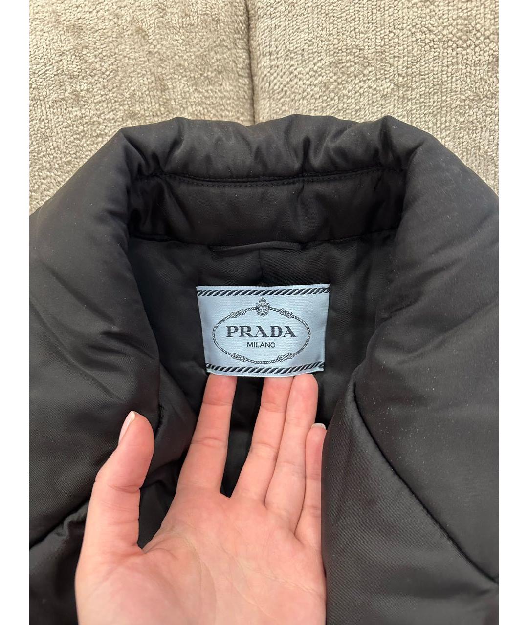 PRADA Черный пуховик, фото 5