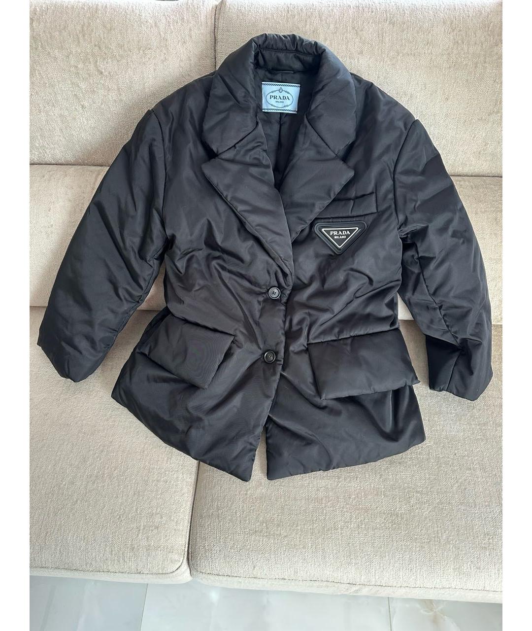 PRADA Черный пуховик, фото 7