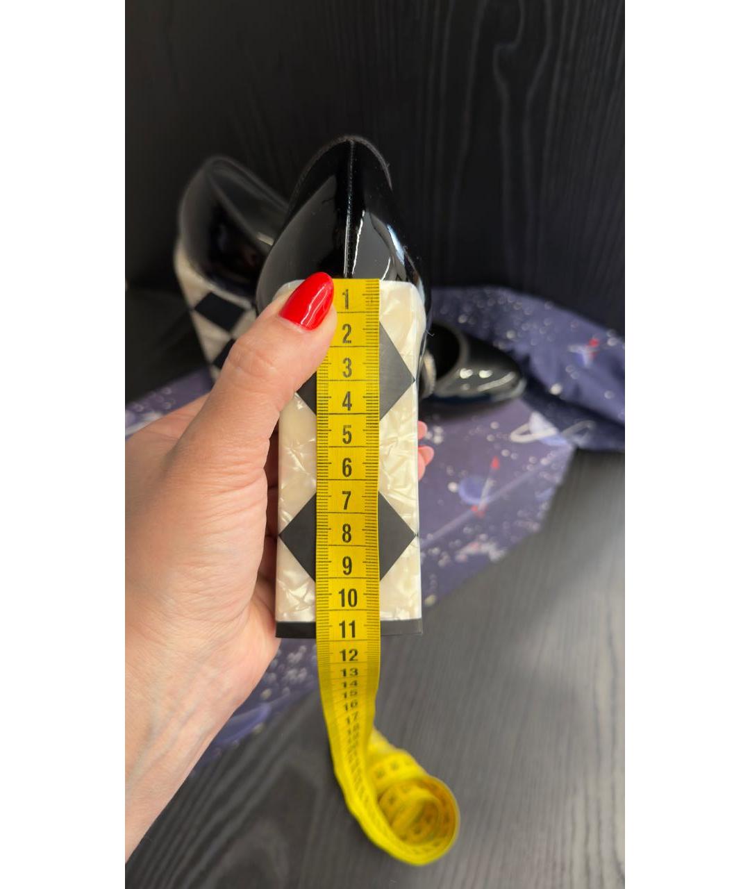 DOLCE&GABBANA Черные туфли из лакированной кожи, фото 2