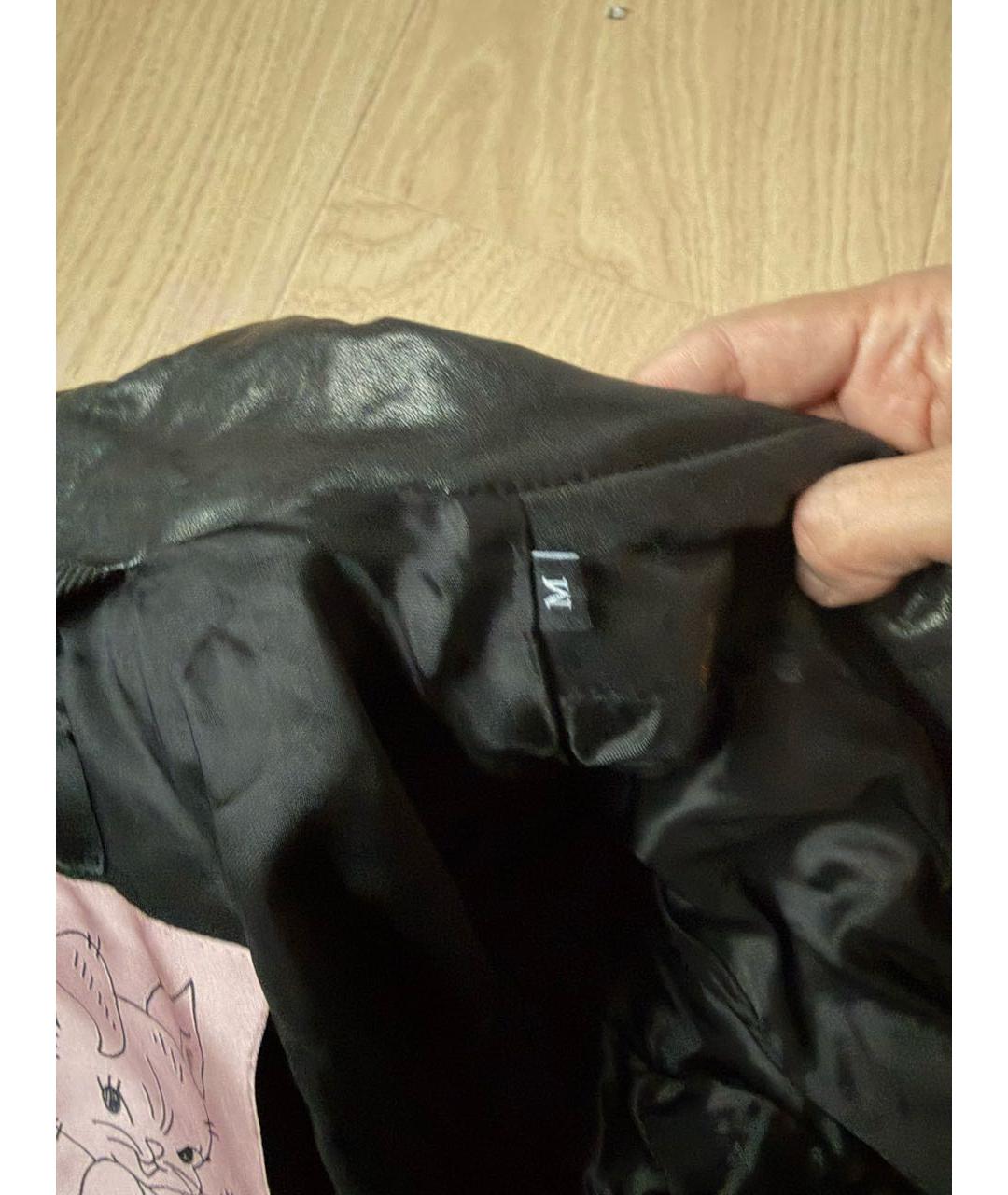 DIESEL Черная кожаная куртка, фото 7