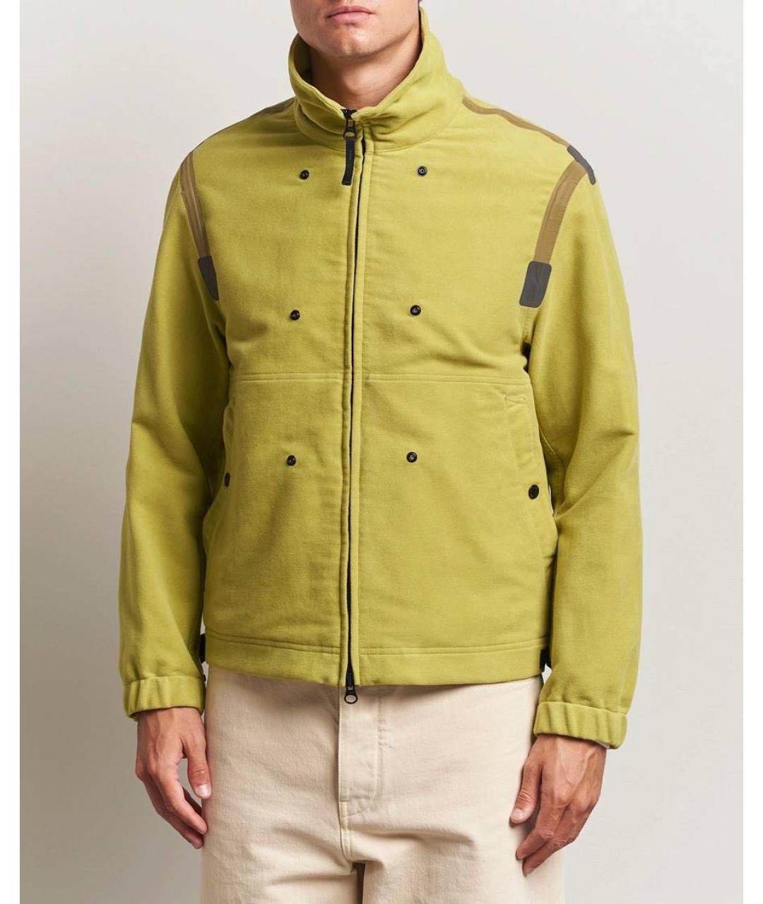 STONE ISLAND Салатовая полиамидовая куртка, фото 7