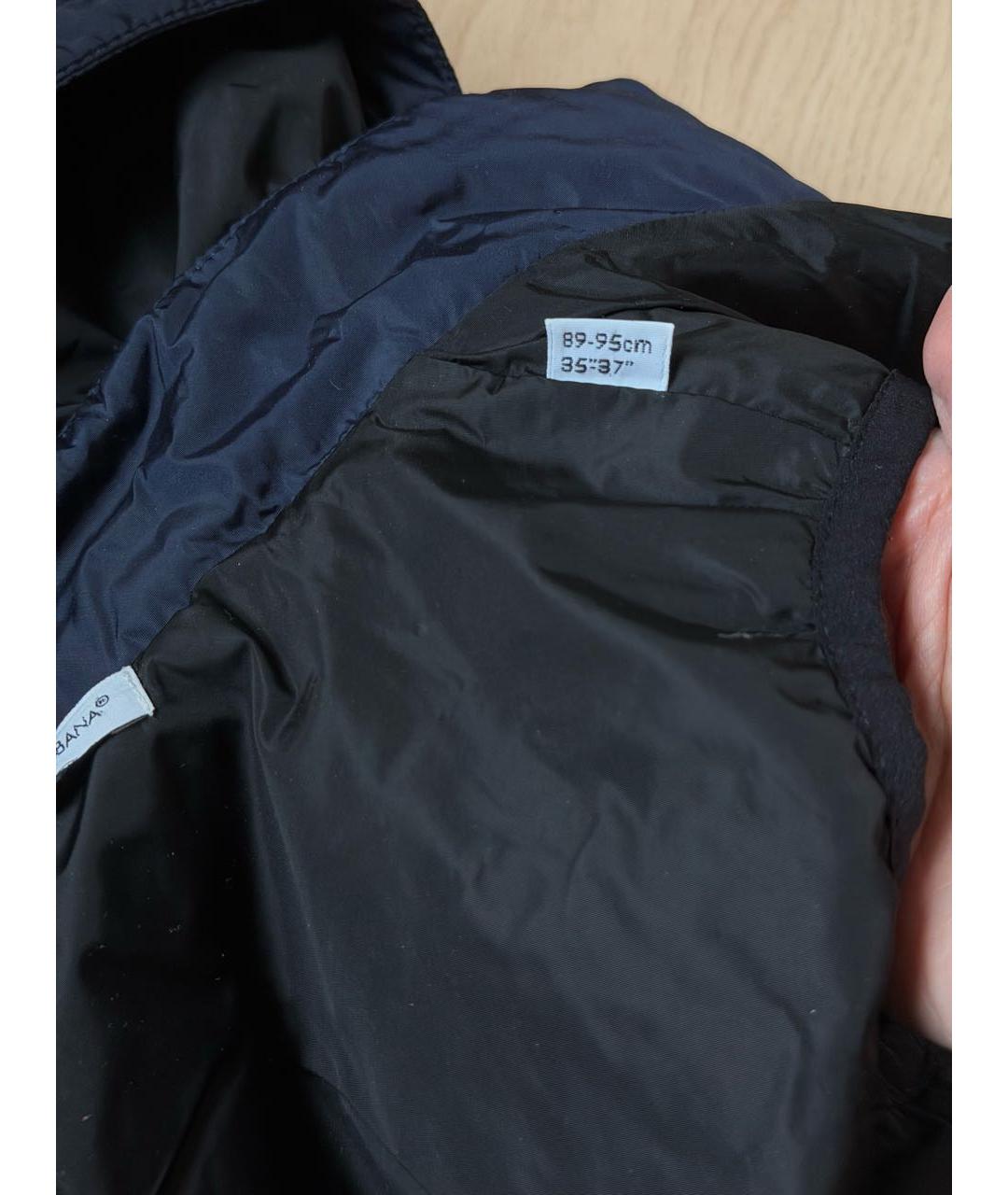 DOLCE & GABBANA KIDS Темно-синий полиэстеровый жакет / жилет, фото 3