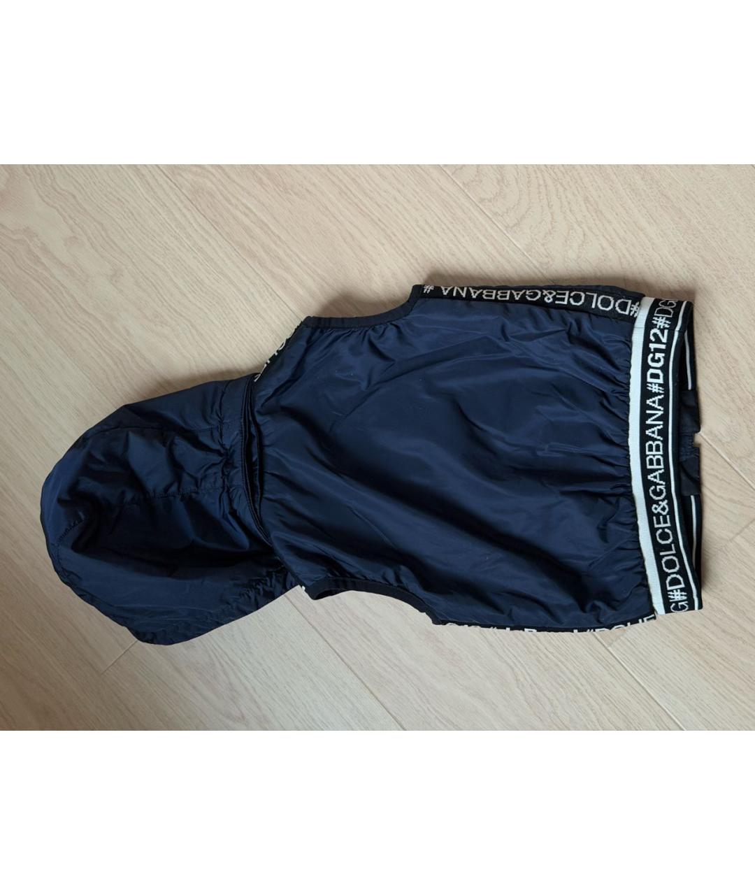 DOLCE & GABBANA KIDS Темно-синий полиэстеровый жакет / жилет, фото 2