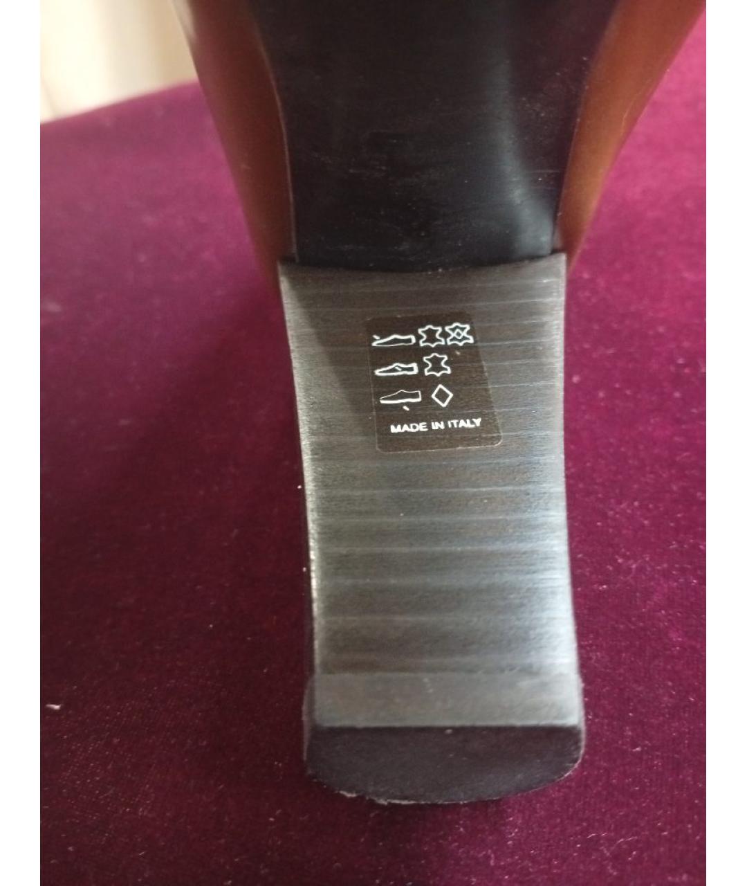 TOD'S Коричневые кожаные туфли, фото 6