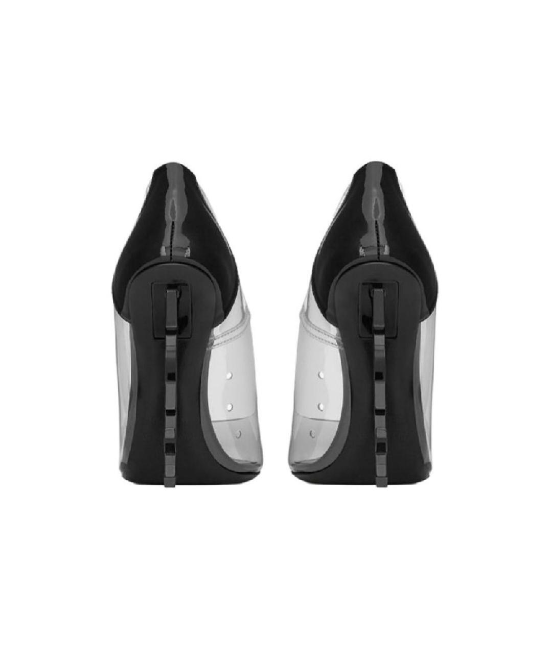 SAINT LAURENT Черные туфли из лакированной кожи, фото 4