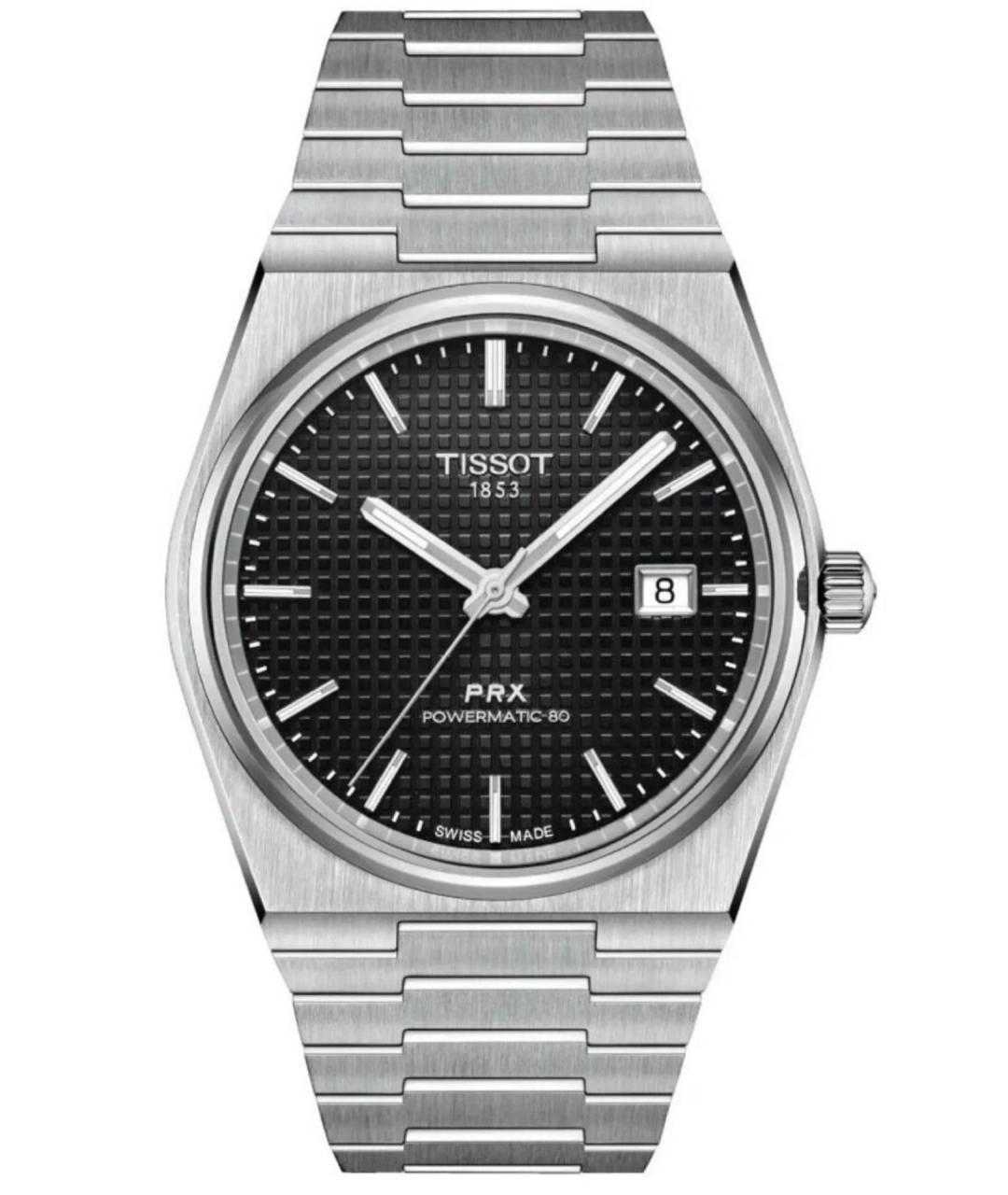 TISSOT Серебряные стальные часы, фото 1