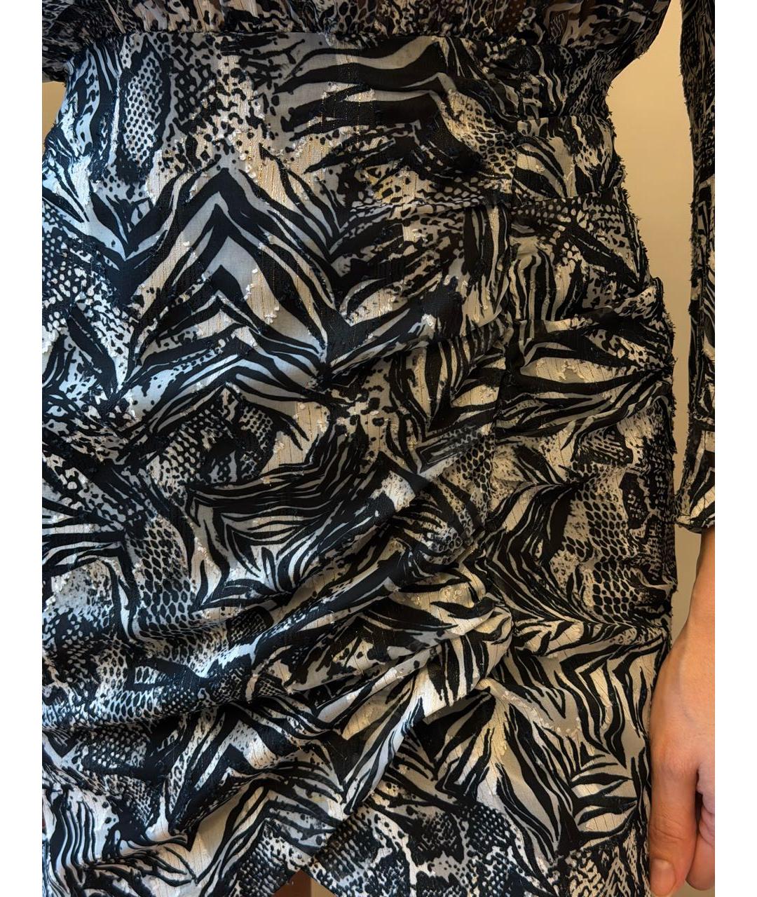 IRO Черное полиэстеровое коктейльное платье, фото 4